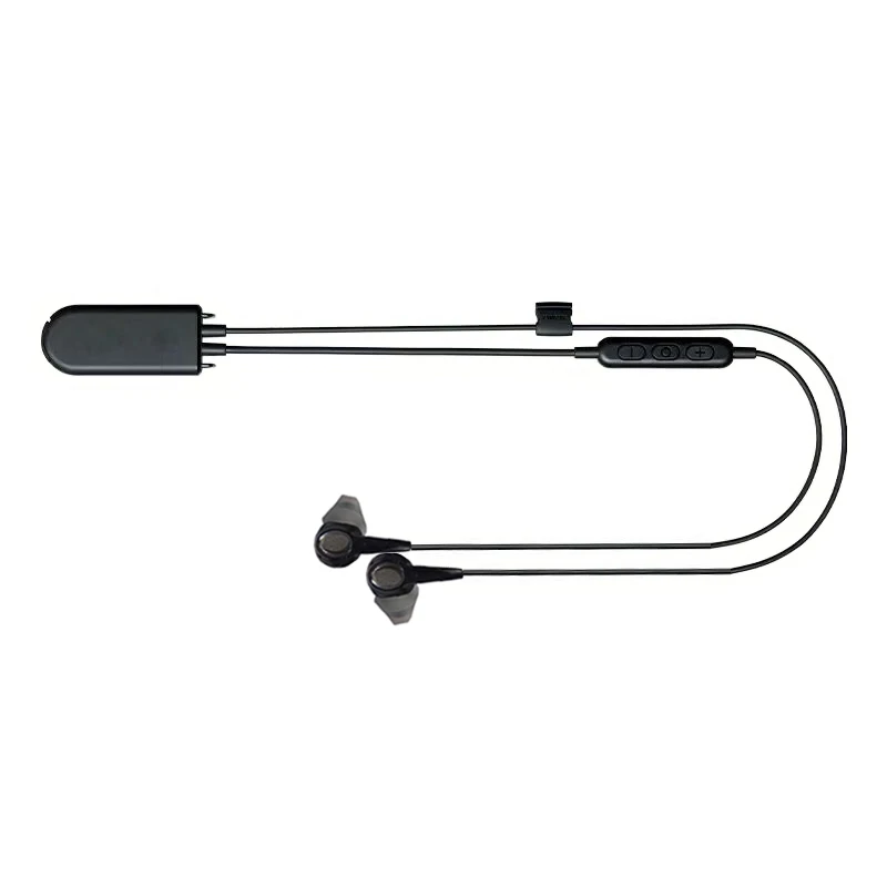 

Bluetooth sports headset silicone earplugs with microphone, wireless music Bluetooth headset, suitable for all smart phones