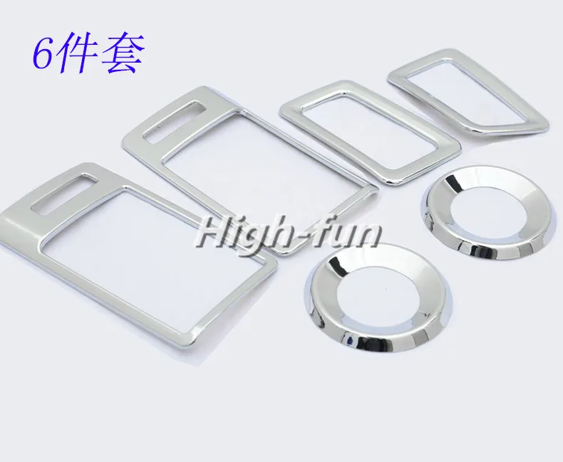 

FUNDUOO 6pcs Car Interior Air Conditioning Vent Outlet Output Trim Sticker Cover Sticker For Honda Accord 2014 2015