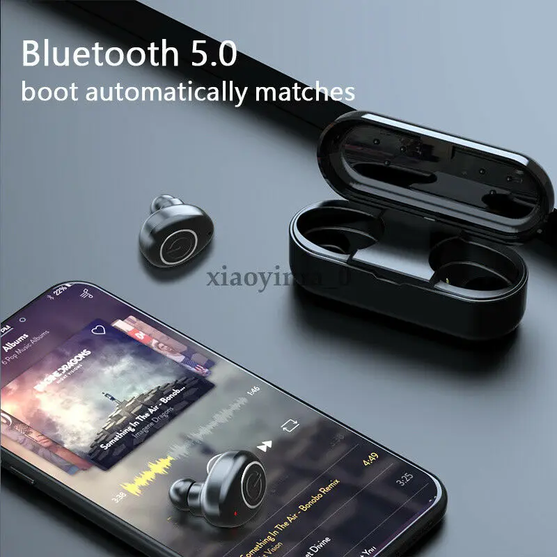 Водонепроницаемые наушники вкладыши Bluetooth 5 0 беспроводная гарнитура с