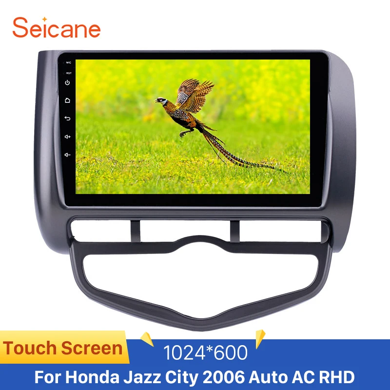 Seicane Android 8 1 GPS навигация USB AUX автомобильное радио для Honda Jazz City 2006 Авто AC RHD