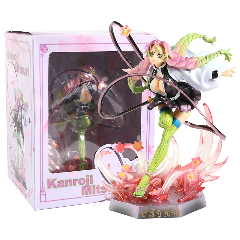 

Demon Slayer Kanroji Mitsuri GK Statue Collectible Figure Model Toy Brinquedos Figurine