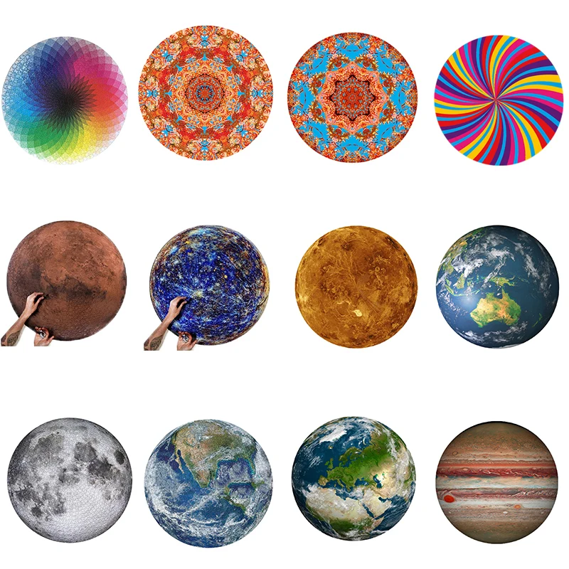 1000 шт./компл. головоломка для взрослых детей DIY обучающая игрушка снятия стресса