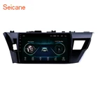 Автомагнитола Seicane, 2din, Android 9,1, GPS, мультимедийный плеер для Toyota Corolla 2013, 2014, 2015