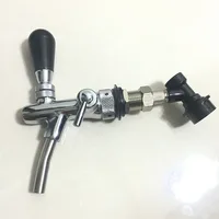Adjustable Beer Tap Faucet Keg Beer Homebrewing Tap with Ball Lock Liquid Disconnect for Bars Hotels Restaurants Home Brew