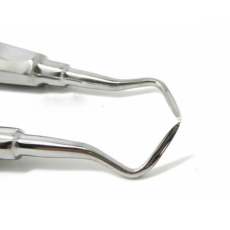 

1 Set Stainless Steel Dental Luxating Lift Elevator Teeth Clareador Curved Root Hexagon Handle Dentist Surgical Instrument Tool
