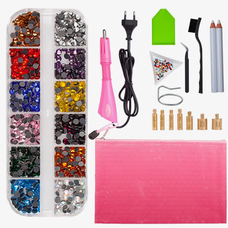 

Горячая Распродажа 2000 шт плоские задние Стразы с горячей фиксацией s/железная палочка Strass аппликатор для исправления/Хрустальное стекло Ст...