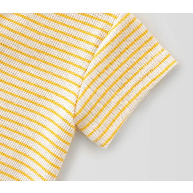 

0-3Yrs Summer Baby Boy Girl Short Sleeve Stripe Rompers Children Rompers Kids Baby Boy Girl Clothes Romper Infant Rompers
