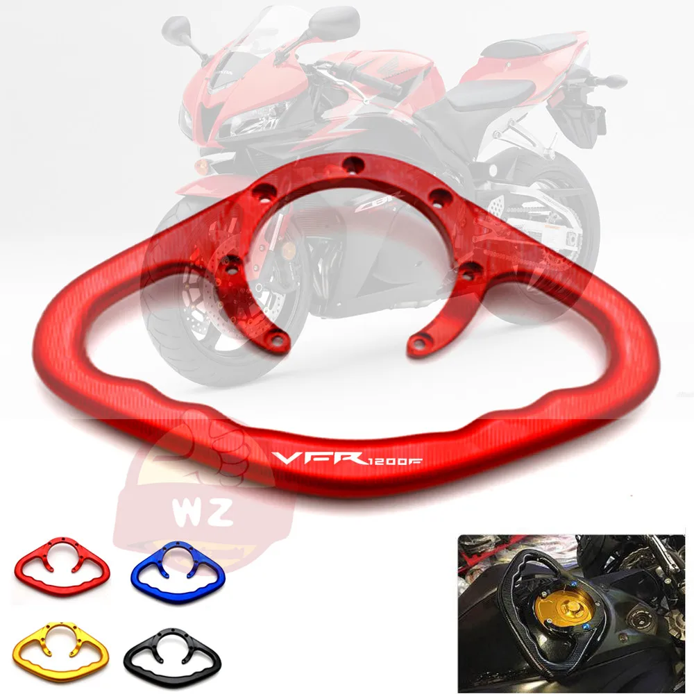 

Motorcycle Passenger Handgrips Hand Grip Tank Grab Bar Handle Armrest For Honda VFR1200F 2008 - 2017