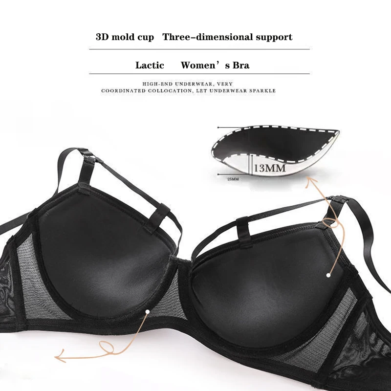 Women's Bra Sexy Strappy Bra Push Up Bras For Small Breasts Gather The Breast Milk To Prevent Sagging Women's Underwear