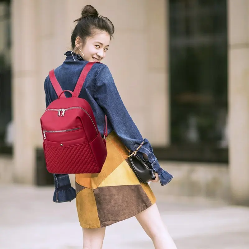 Зимний новый женский рюкзак большой вместимости повседневная школьная сумка для