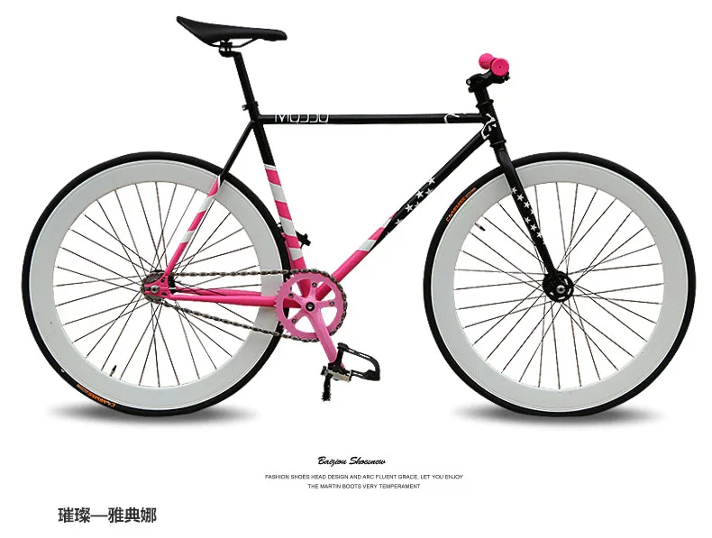 A5 x-передний бренд fixie велосипед фиксированная передача 46 см 52 см DIY односкоростной Дорожный велосипед трек флаг bicicleta fixie велосипед - Цвет: A5