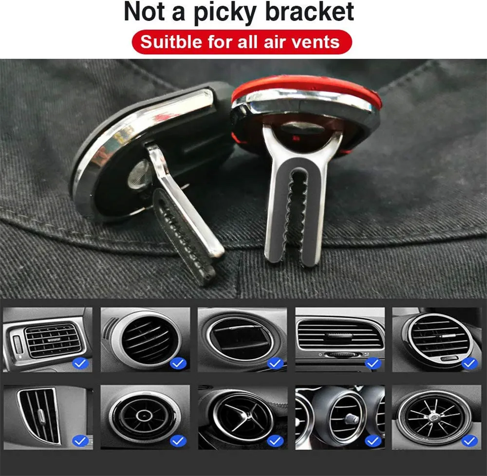 

NEW Finger Ring Mobile Phone Stand Universal Universal Air Vent Car Holder For iPhone 11 Huawei Samsung XiaoMi Phone Mount Stand