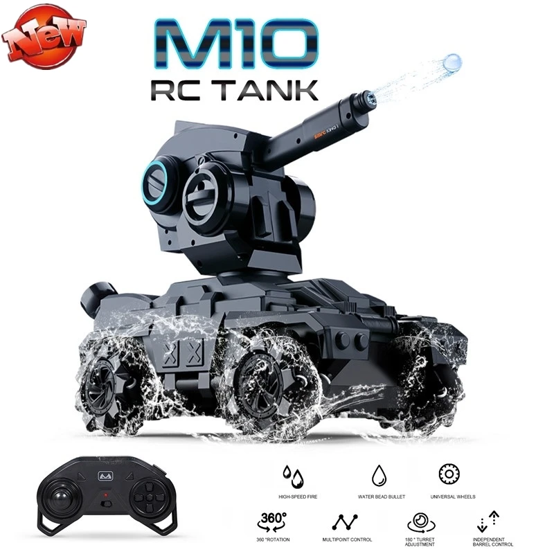 

Water Bombs Battle Drift RC Tank 2.4G Multidirection Stunt Drivie Universal Wheel 360 Degree Rotating Indoor Multiplayer RC Toy