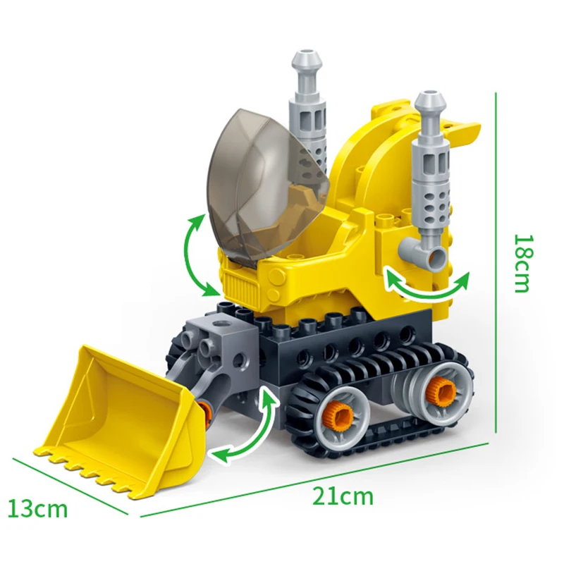 Строительные блоки для автомобилей классический городской инженерный