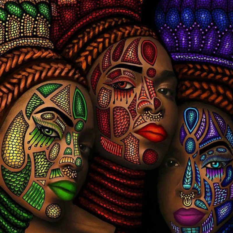 YNX новейшая Алмазная картина 5D индийская круглая вышивка крестиком квадратная