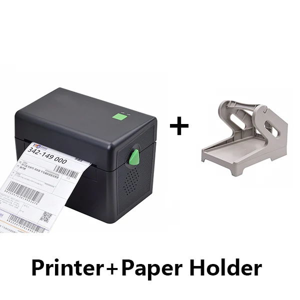 With Paper holder ITPP072 высокое качество 108 мм 4 дюйма тепловой этикетки штрих-кода usb-порт для принтера доставки накладной логистики супермаркета бесплатное программное обеспечение - Цвет: With Paper holder