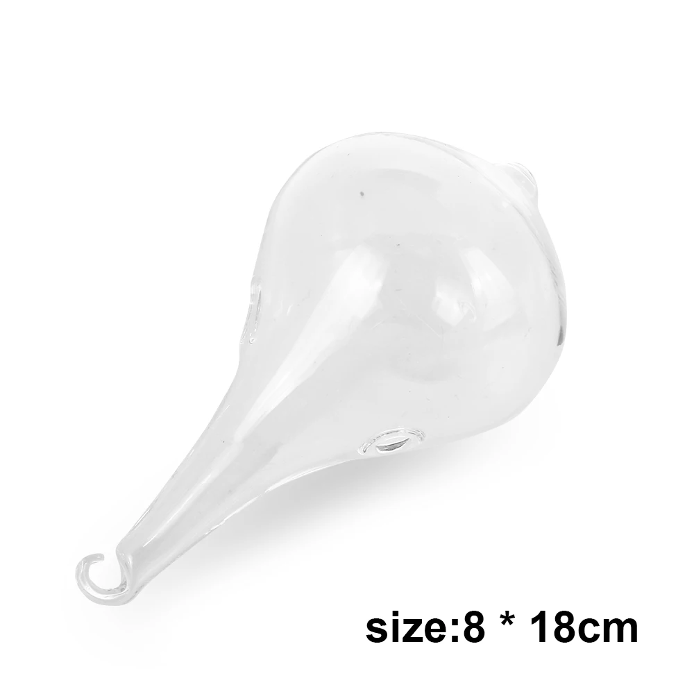 Прозрачный в форме капли воды форма стеклянная подвесная Ваза Бутылка Террариум