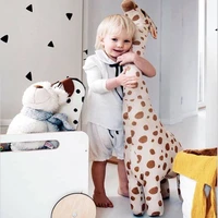 giraffe plush stuffed toy soft animal home accessories cute animal doll children gifts baby companion plush toy