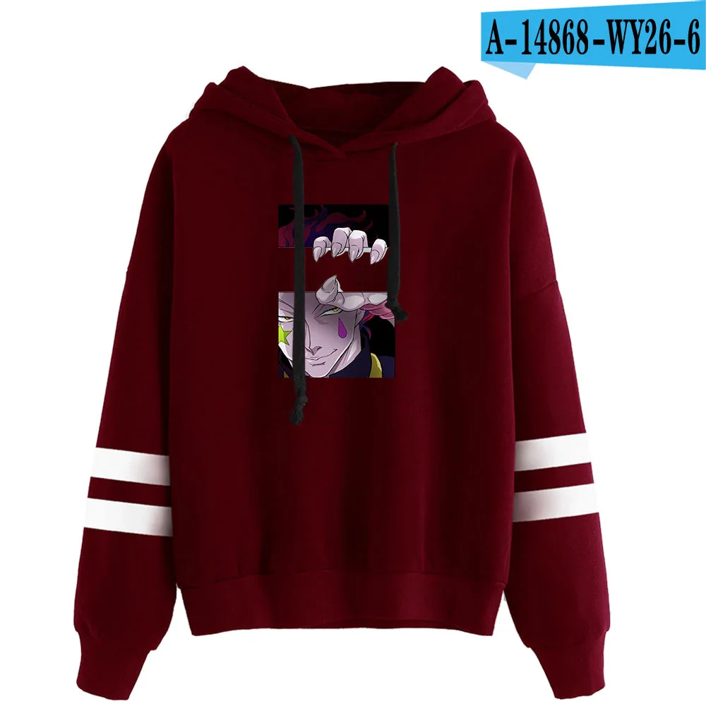

Comic Hisoka Hoodie Anime Hunter X Hunter Hoodies Men Hooded Sweatshirts Casual Tracksuit Streetwear Harajuku Pullovers Tops 4XL