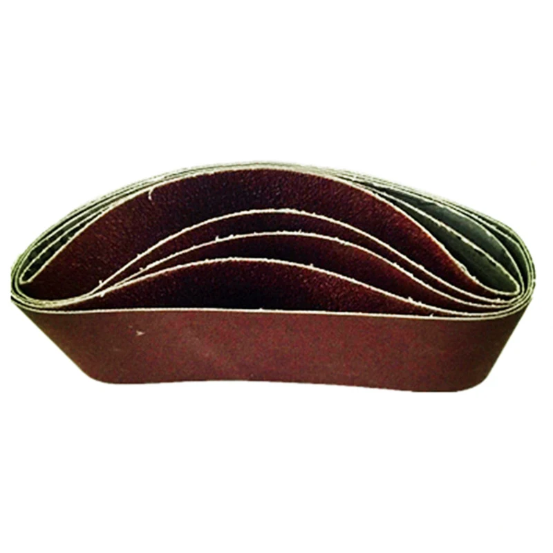 

Newest 15Pcs 457mmX75mm Sanding Belts Band Aluminium Oxide 40/80/120 Grits Sander Brown Corundum Ring Belt For Sanding Machines