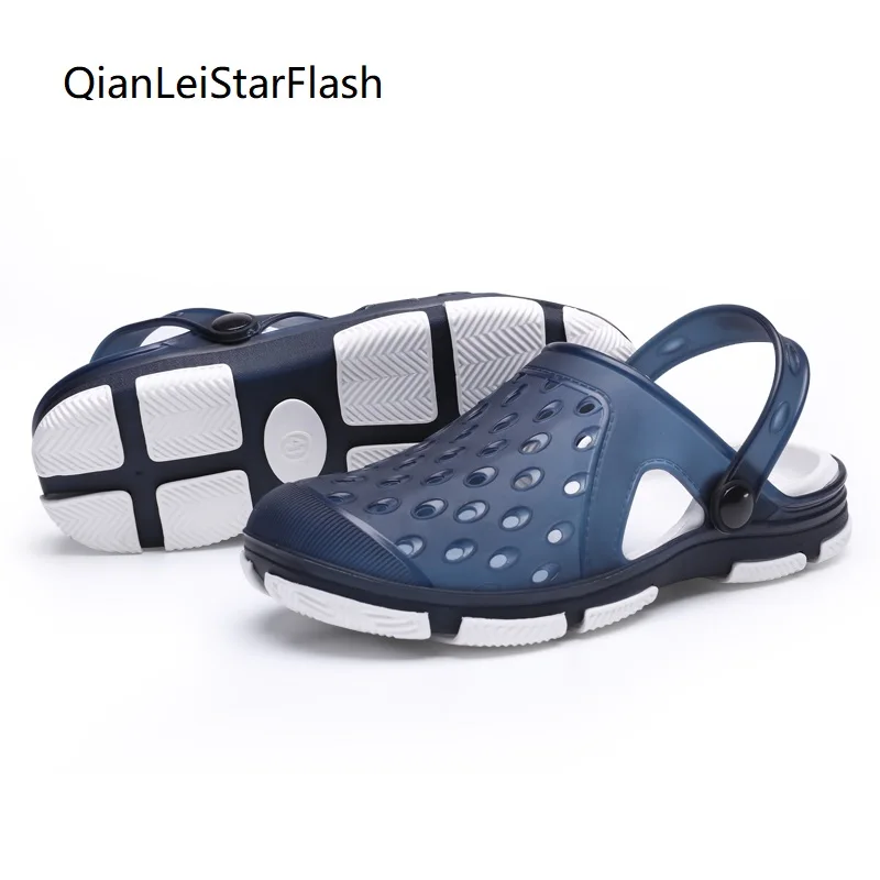 

Новинка 2020, мужские сандалии, повседневные уличные слипоны, летняя пляжная обувь унисекс, модные легкие туфли-желе