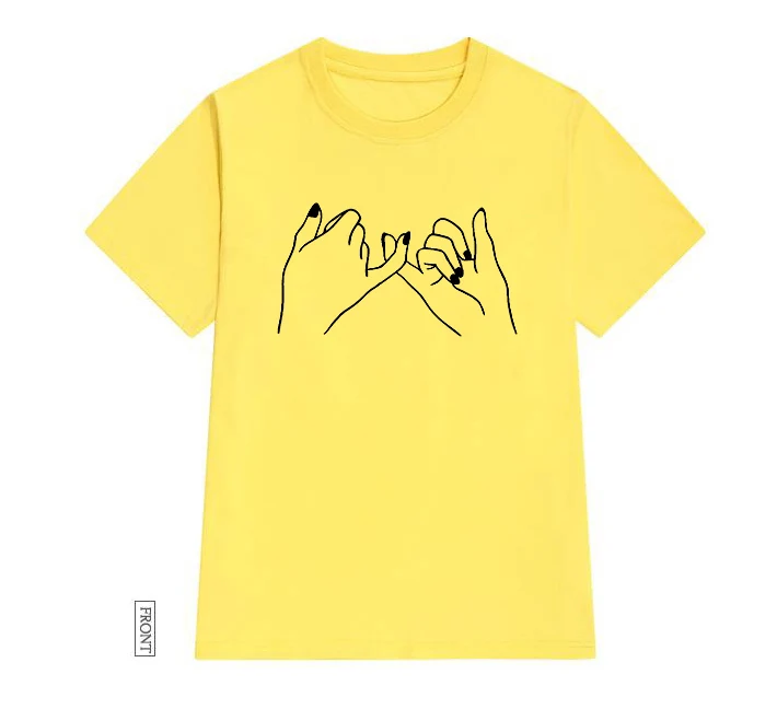 

PINKY PROMISE Women tshirt Cotton Casual Funny t shirt Lady Yong Girl Top Tee 5 Colors Drop Ship p107