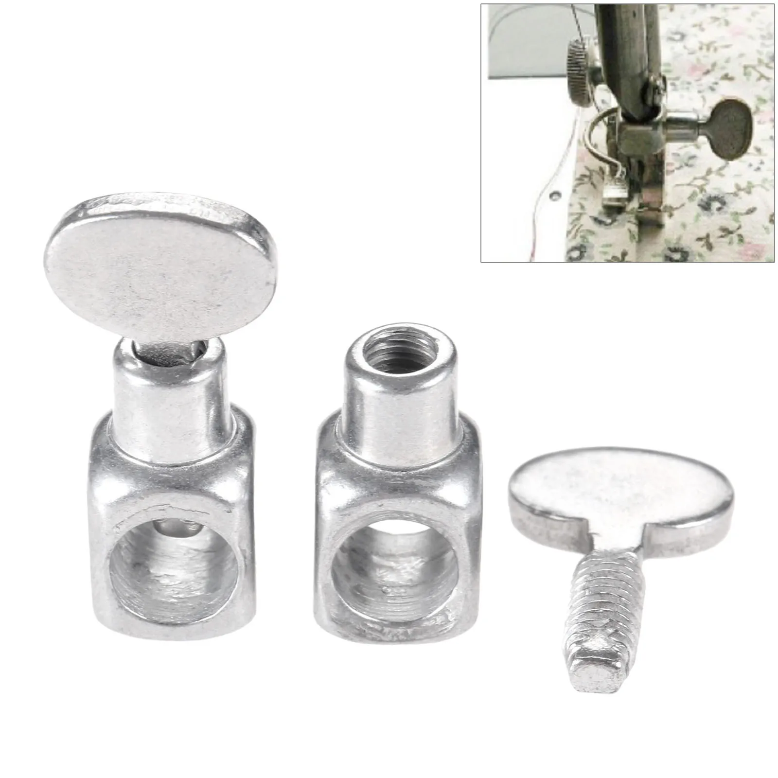 2 шт. металлический старомодный бытовая швейная игла для швейной машины зажим