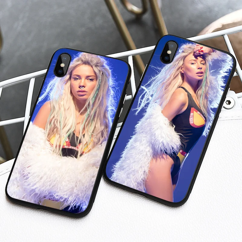 

Ira Levitskaya Pop Singer Phone Case Funda For Iphone X XR XS 13 11 Pro Max 12 Mini Mobile Shell SE 2020 7 8 Plus 5 6 Hard Cover