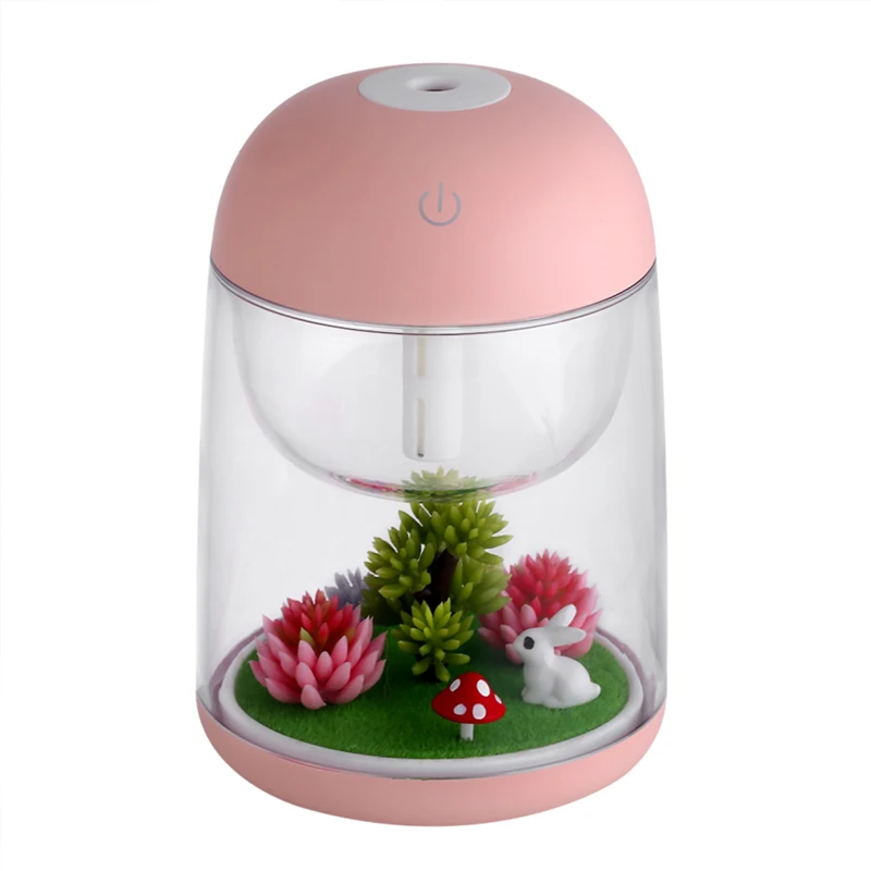 

Night Light LED Lamp Aroma Diffuserr Gift With Humidifier Creative Micro Landscape Colorful Beside Table Lamp Bedroom Home Decor
