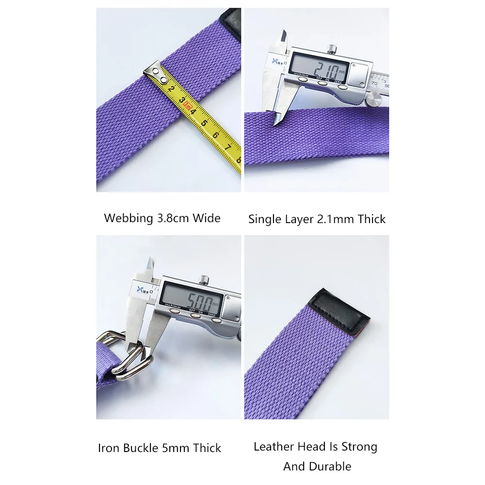 Adjustable Aerial Yoga Strap Stretching Leg Stretcher Strap Inversion Exercises Multilayer Belt Door Flexibility Women Workout