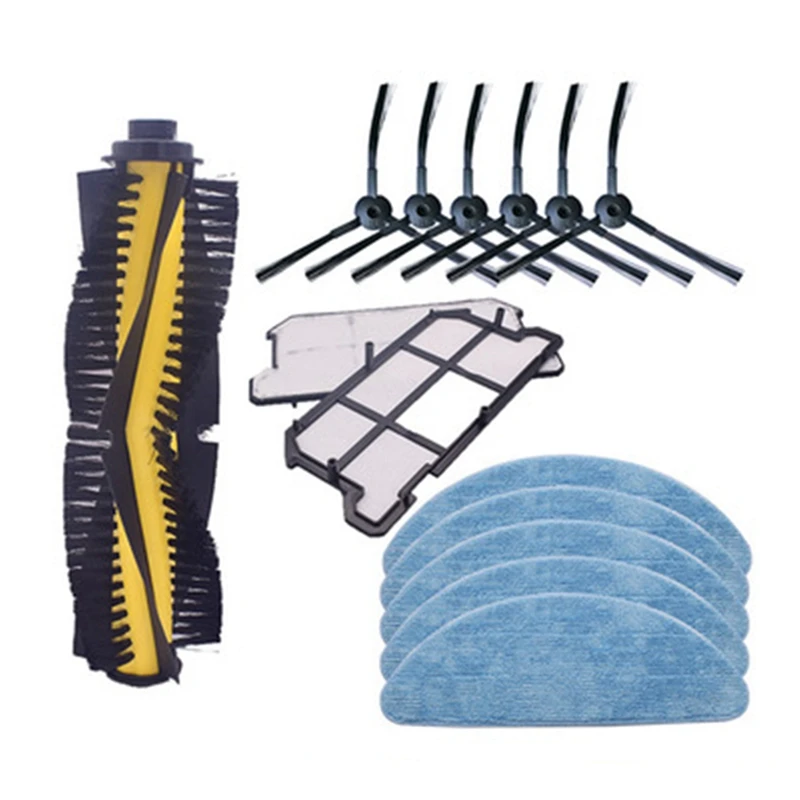 

HOT！-14-Piece Set for ILIFE Vacuum Cleaner Accessories V7 V7S V7Spro Filter Roller Brush Side Brush Mop
