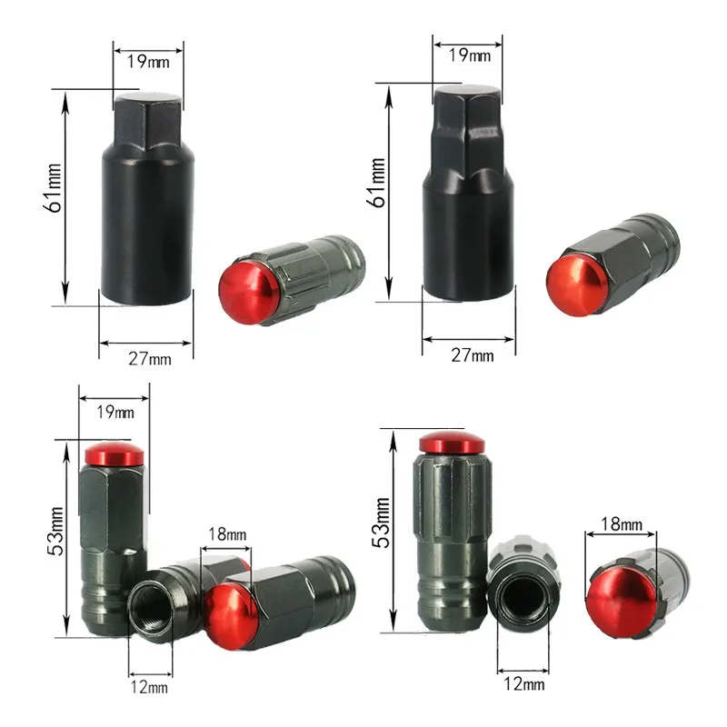 53 мм дополнительные гайки для защиты от кражи 19 шестигранных гаек 20 штук с замком