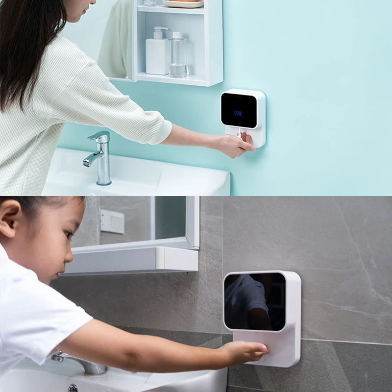 for Xiaomi Automatic Induction Foaming Hand Washer LED Screen Washing Machine Infrared Sensor Soap Dispenser For Bathroom | Обустройство