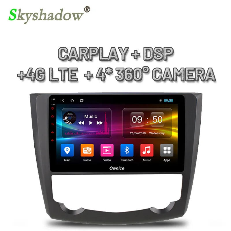 DSP IPS панорамная камера Android 9 0 4G + 64G Автомобильный dvd плеер GPS карта RDS радио Bluetooth WIFI