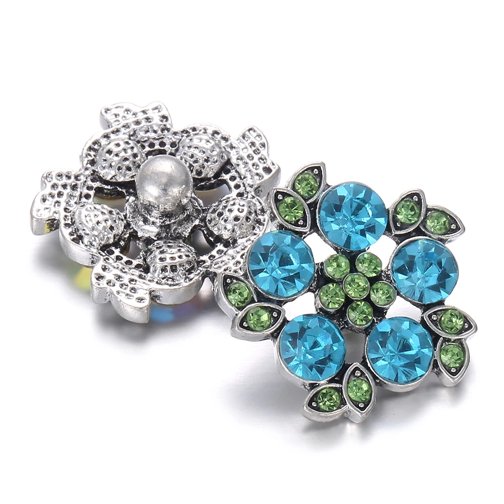 10 шт./лот 2019 Новая мода оснастки ювелирные изделия Стразы Цветок 18 мм