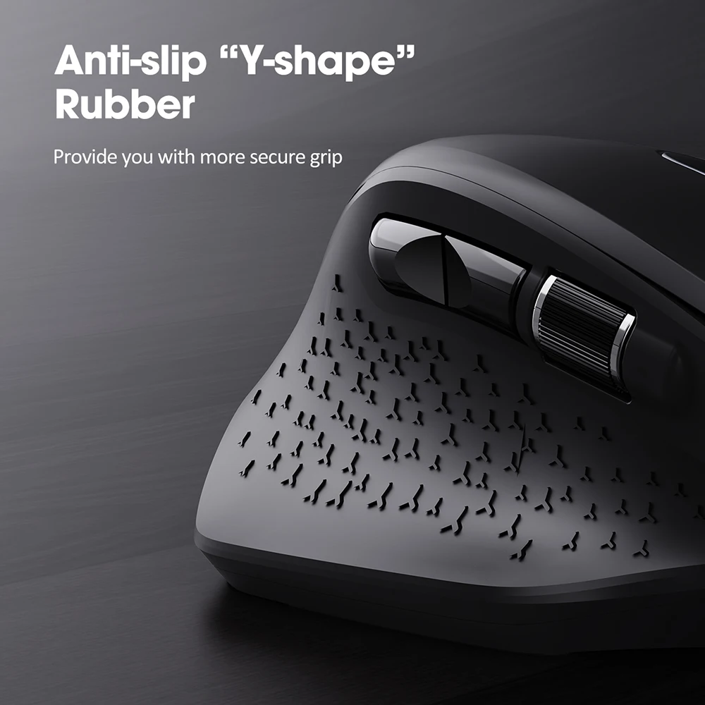 VicTsing PC253 Беспроводной Bluetooth Мышь Перезаряжаемые эргономичные компьютерные 8