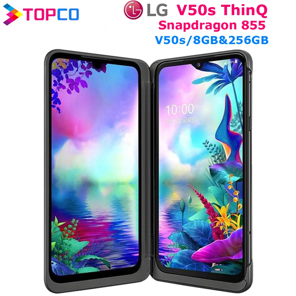 Оригинальный разблокированный телефон LG V50S ThinQ LTE с NFC на базе Android Восьмиядерный