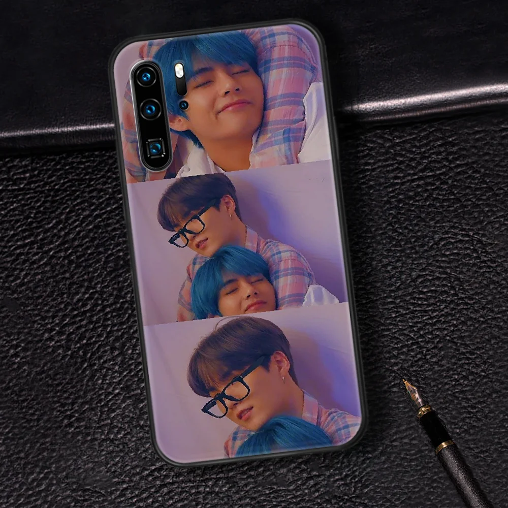

Bangtan Boys KPOP Phone Case For Huawei P Mate 10 20 30 40 Pro Lite Smart 2019 2021 black Hoesjes Tpu Funda Fashion Coque