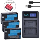 3 шт. LP-E6 LP-E6N LP E6 аккумуляторная батарея Сделано с японскими ячейками + ЖК USB зарядное устройство для Canon EOS 5D Mark II III 7D 60D 6D