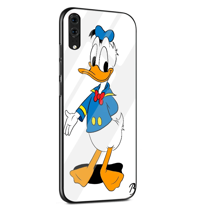 ТПУ стеклянный чехол для телефона huawei mate Honor 8X9 10 7A 20 P30 P20 P10 Lite Pro P Smart Cover Дональд