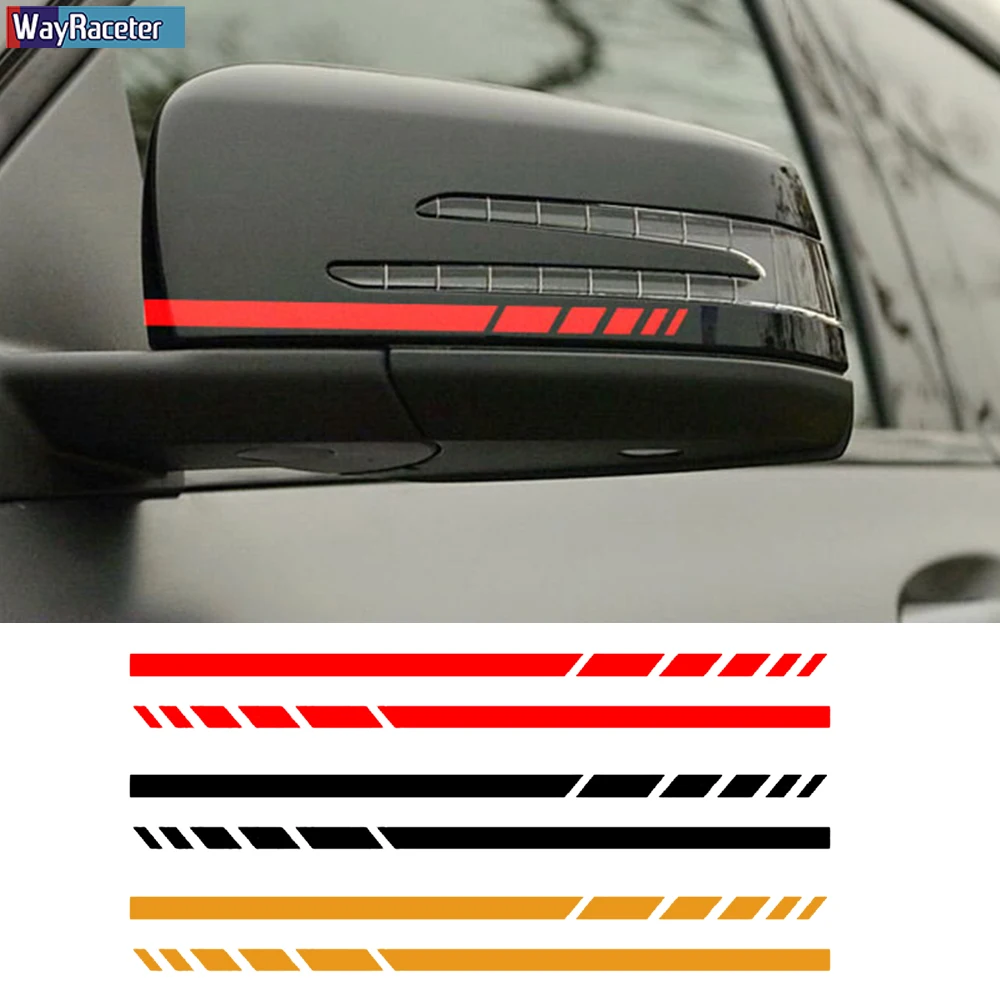 Наклейка для зеркала заднего вида Версия 1 наклейка Mercedes Benz A C E GLA GLC GLE GLS G CLS CLA Class