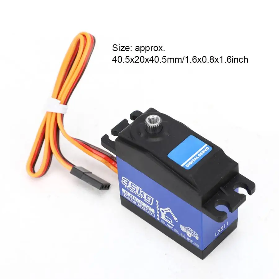 Сервопривод цифровой с высоким крутящим моментом 35 кг 25T RC Сервоприводы