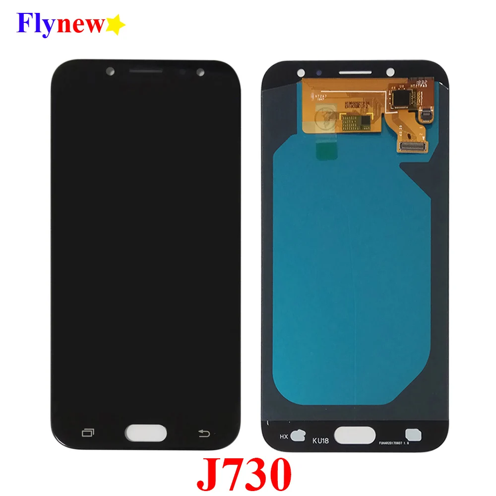 ЖК дисплей Super Amoled для Samsung Galaxy J7 Pro 2017 J730 J730F сенсорная панель дигитайзер в сборе