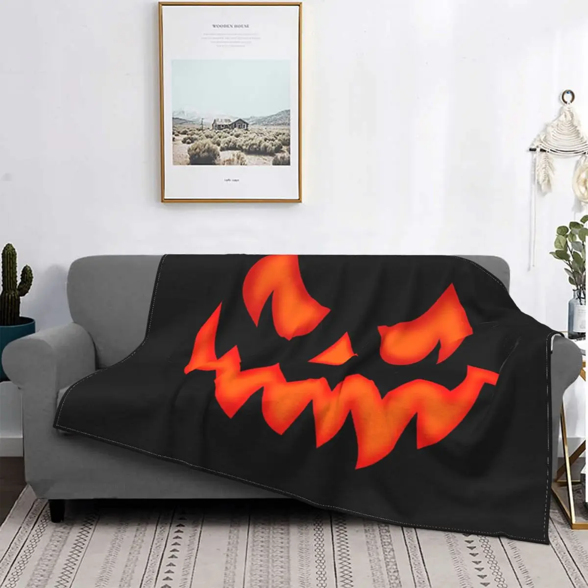 

Хэллоуин, страшный ковер с изображением тыквы, Горячая кровать, одеяло, покрывала, Роскошное Одеяло, фланелевое одеяло