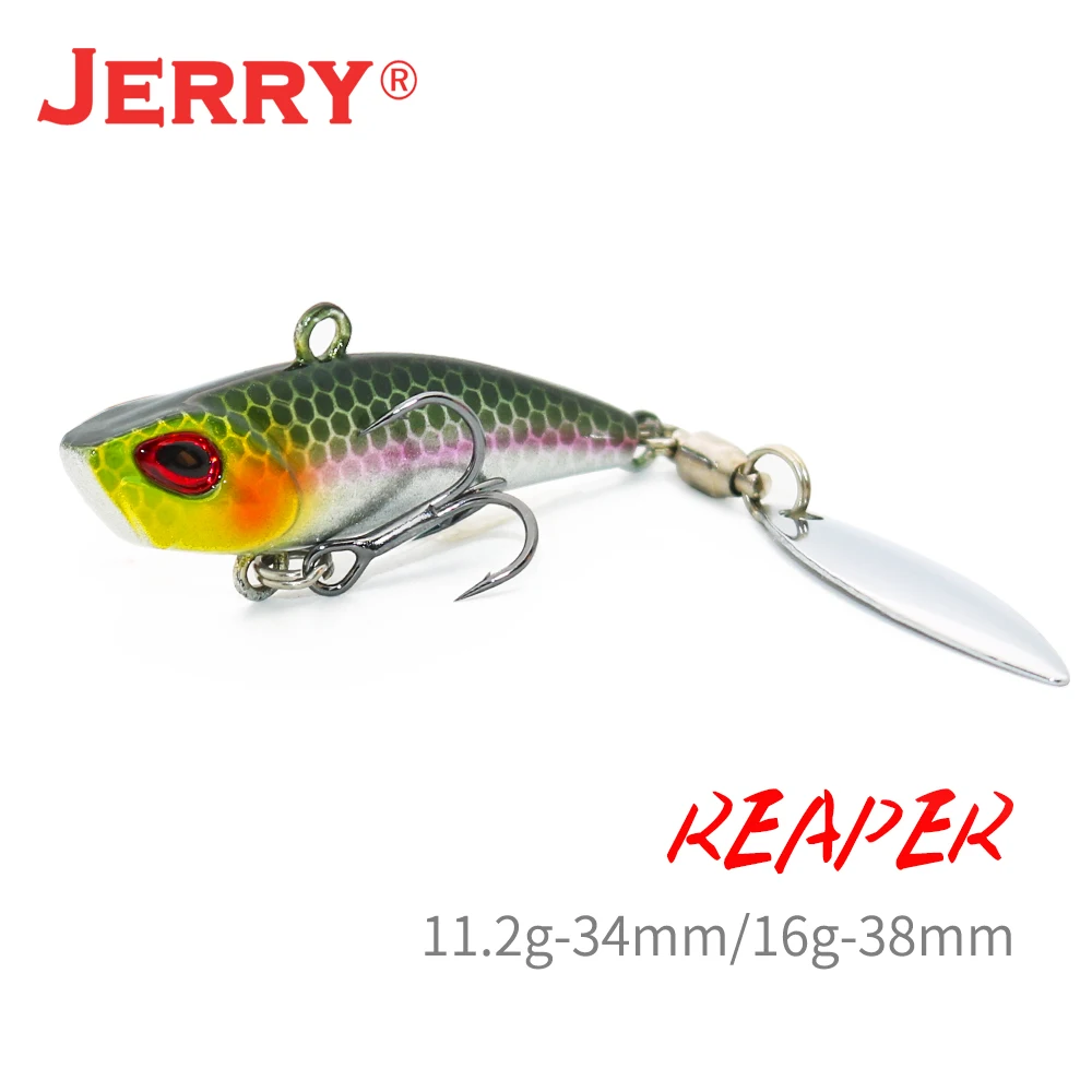 Металлическая Вибрирующая рыболовная приманка Jerry Reaper Тонущая металлическая из
