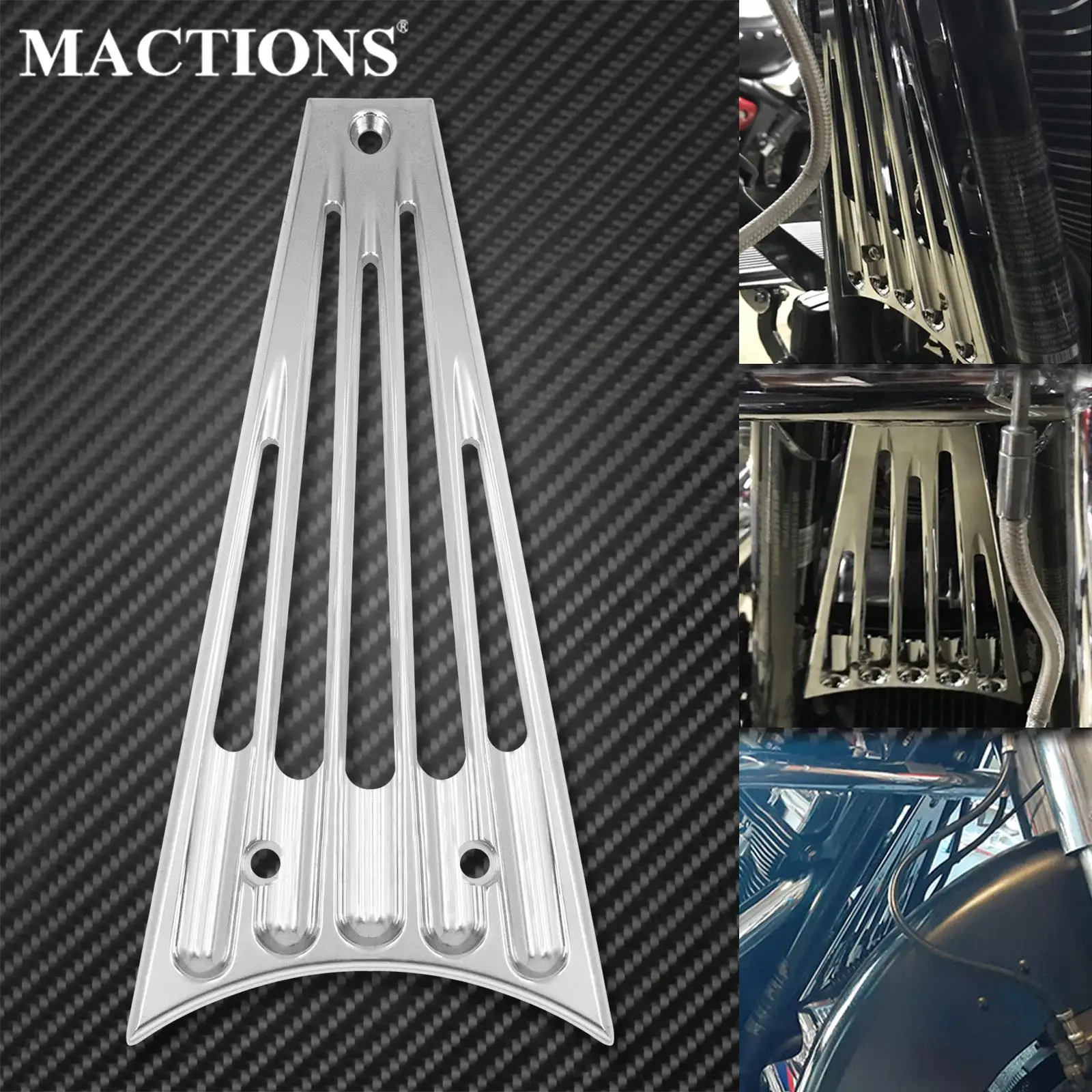 

Motorcycle Chrome Radiator Frame Grill Cover Aluminum For Harley Touring Electra Glide Street Glide Road King FLTR 2009-2013