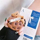 Чехол для наушников 3D бисквит, чехол для AirPods Pro, силиконовый мультяшный банановый чехол для наушников AirPods, чехол для беспроводной зарядки