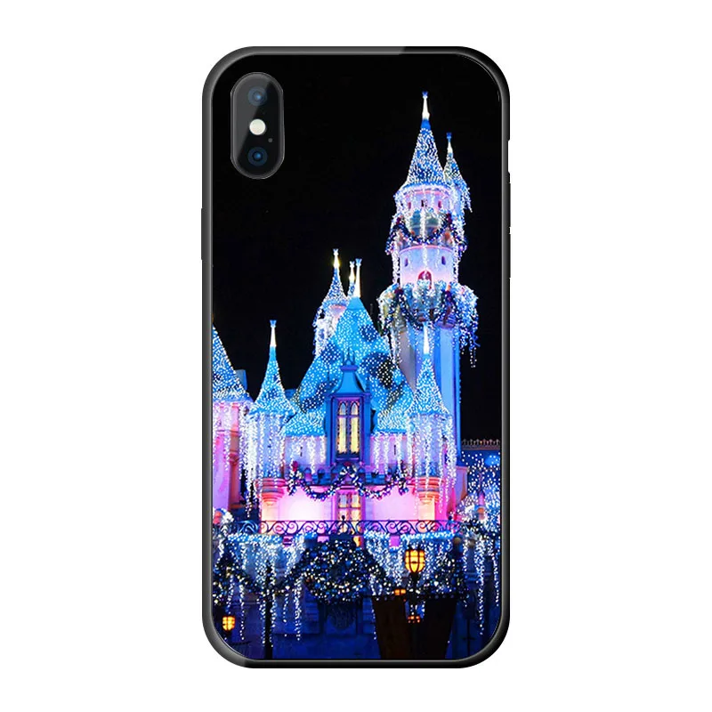 World Cinderella Castle Fireworks Transparent Soft TPU Case Cover For iPhone 11 Pro X XS Max XR6S 6 7 8 Plus 5S 5 SE Cases | Мобильные