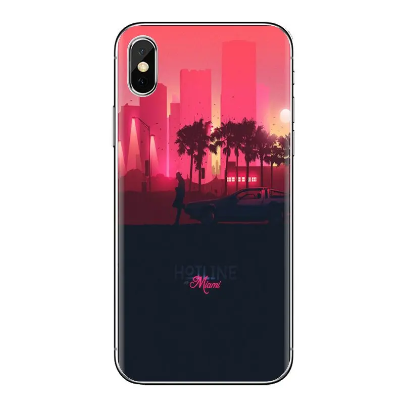 Для iPhone XS Max XR X 4 4S 5 5S 5C SE 6 6S 7 8 плюс samsung Galaxy J1 J3 J5 J7 A3 A5 Горячая линия Майами номер Steam