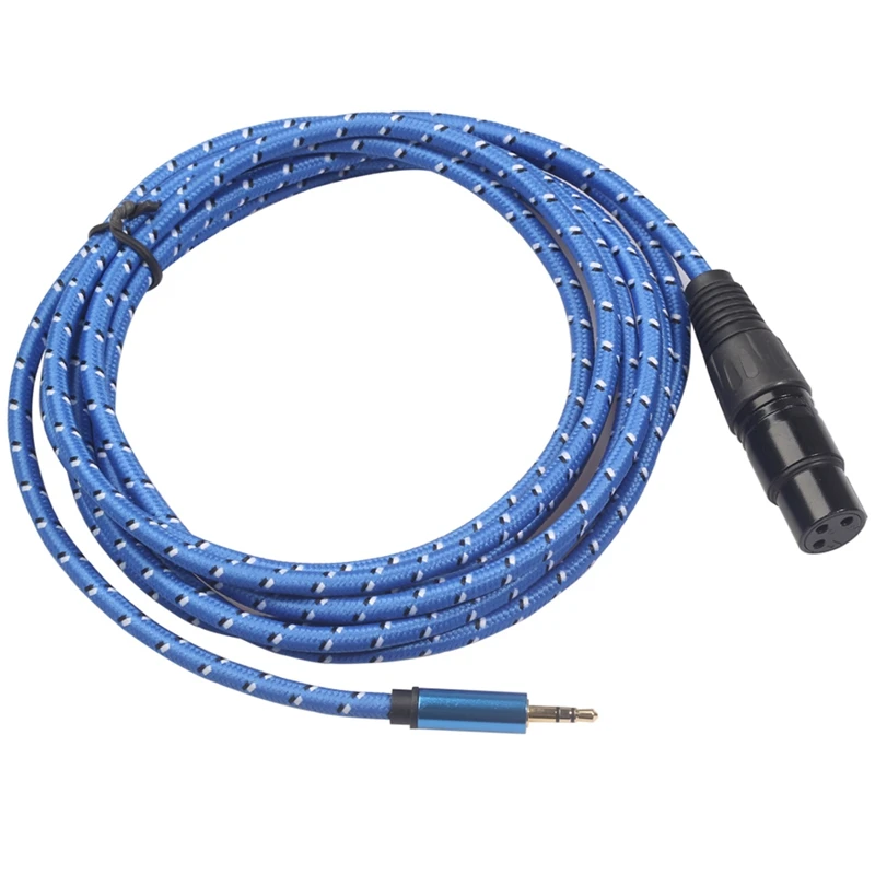 AAAE Top 3.5MM мини 3Pin XLR Женский для ПК наушники микшер Микрофон Стерео камера